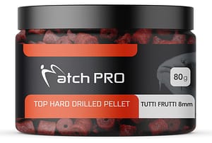 TOP HARD Tutti Frutti 12mm DRILLED Pellet MatchPro  80g