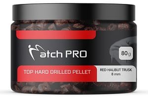 TOP HARD RED HALIBUT + TRUSKAWKA 8mm DRILLED Pellet MatchPro  80g