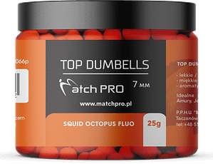 TOP DUMBELLS SQUID OCTOPUS FLUO 7mm / 25g MatchPro