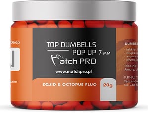 TOP DUMBELLS POP-UP SQUID & OCTOPUS FLUO 7mm / 20g MatchPro