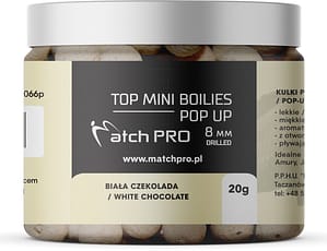 TOP BOILIES Kulki POP UP WHITE CHOCOLATE 8mm/20g MatchPro