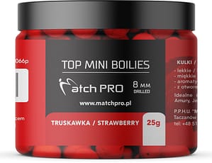 TOP BOILIES Kulki STRAWBERRY 8mm / 25g MatchPro