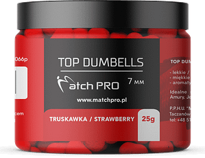 TOP DUMBELLS STRAWBERRY 7mm / 25g MatchPro