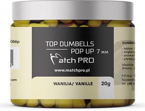 TOP DUMBELLS POP-UP VANILLE 7mm / 20g MatchPro