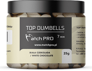 TOP DUMBELLS WHITE CHOCOLATE 7mm / 25g MatchPro
