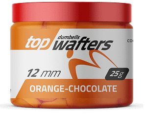 TOP DUMBELLS WAFTERS ORANGE-CHOCOLATE 12mm 25g MatchPro