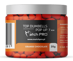 TOP DUMBELLS POP UP ORANGE CHOCO 7mm /20g MatchPro