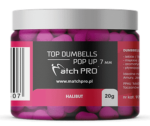 TOP DUMBELLS POP UP HALIBUT 7mm / 20g MatchPro