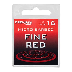 Fine Red Haczyki Drennan 10szt.