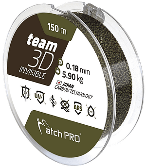 Żyłka Team Matchpro 3D INVISIBLE 150m