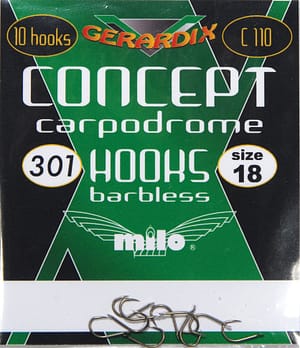 CONCEPT CARPODROME 301 Haczyki Milo 10szt.
