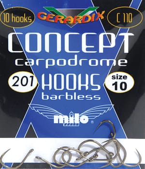 CONCEPT CARPODROME 201 Haczyki Milo 10szt.