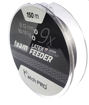 9X TEAM FEEDER LATEX Plecionka MatchPro 150m