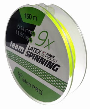 9X TEAM SPINNING LATEX Plecionka MatchPro 150m