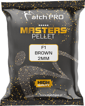 F1 BROWN 2mm PELLET MASTERS MatchPro 700g