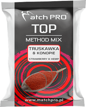 METHODMIX TRUSKAWKA & KONOPIE Zanęta Matchpro 700g