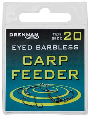 EYED B'less CARP FEEDER Haczyki Drennan 10szt.