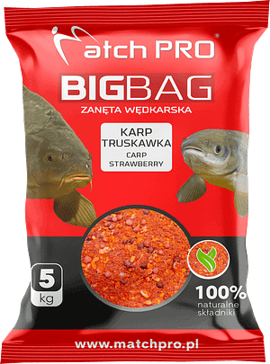 BIG BAG KARP TRUSKAWKA Zanęta MatchPro 5kg