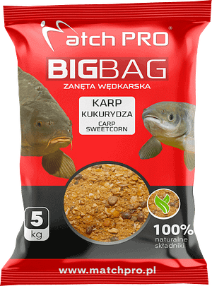 BIG BAG KARP KUKURYDZA Zanęta MatchPro 5kg