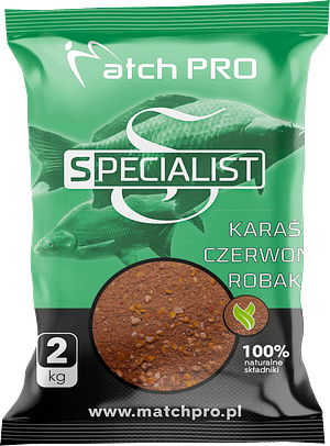 SPECIALIST KARAŚ CZERWONY ROBAK Zanęta MatchPro 2kg