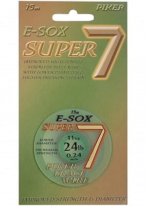 Linka Stalowa E-SOX SUPER 7 Wire 15mt Drennan