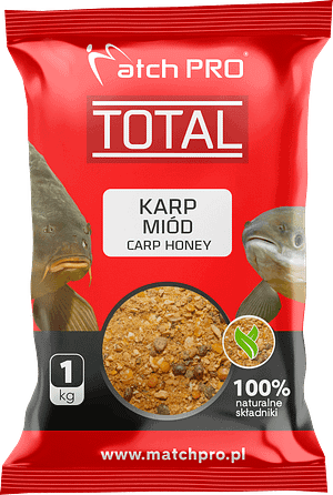 TOTAL KARP MIÓD Zanęta MatchPro 1kg