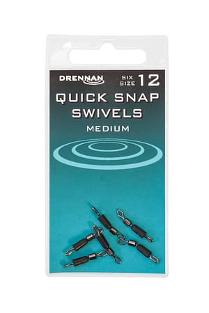 Łącznik QUICK SNAP SWIVELS 6szt. Drennan Kod: TGQSS012 - TGQSS018