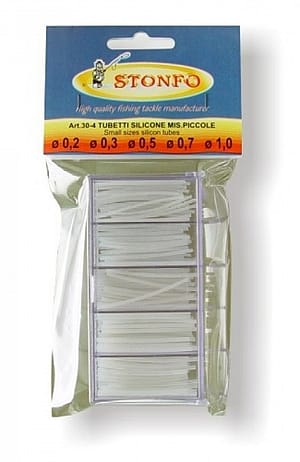 Wężyki Silikonowe Pudełko Stonfo SILICONE 0,2mm-1,0mm Art. 30-4