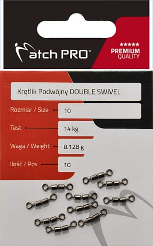 Krętlik Podwójny DOUBLE SWIVEL 10szt MatchPro