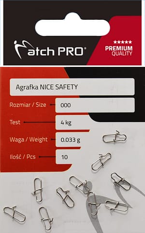 Agrafka NICE SAFETY 10szt Matchpro