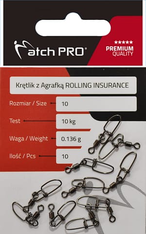 Krętlik z Agrafką ROLLING INSURANCE 10szt. MatchPro
