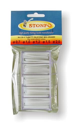 Wężyki Silikonowe Pudełko Stonfo SILICONE 0,7-2,0 Art.30-5