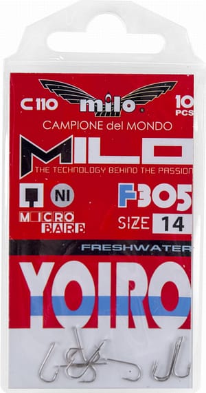 YOIRO F305 NKL Haczyki Milo 20szt. Kod: 017AM0305